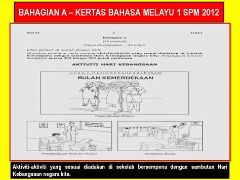 Bahagian a merupakan karangan yang berpandukan bahan rangsangan yang diberikan seperti. WADAH KETERAMPILAN BERBAHASA: SEKALI LAGI TERBUKTI ...
