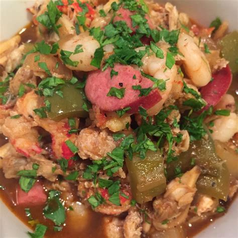 This recipe emphasizes mouthwatering gumbo flavor without. Seafood File Gumbo Recipe | Allrecipes