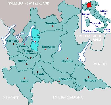 Nelle pagine di seguito troverete aziende lombardia con la suddivisione in province della regione lombardia che vi permetteranno di accedere successivamente all'elenco di aziende presenti nei comuni delle province elencate. Provincia di Lecco, regione Lombardia