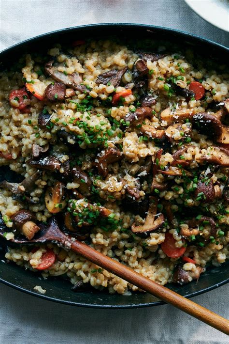 The 21st century is all about exploring a wide range of alternatives for regular energy dense, high calorie food items. Baked Barley Risotto With Mushrooms and Carrots Recipe ...