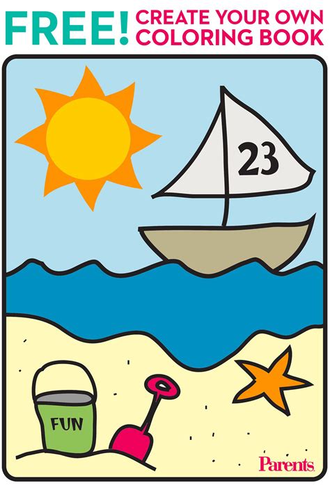 Try the best and most creative coloring page. Create Your Own Coloring Book: 9 Fun Coloring Pages! | Coloring books, Toddler activities, Craft ...