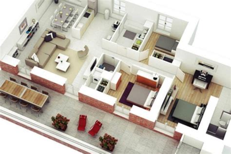 10 denah rumah minimalis 3 kamar tidur 1 lantai 2021 beserta keterangannya. Desain Rumah Minimalis 3 Kamar | Green Pramuka city