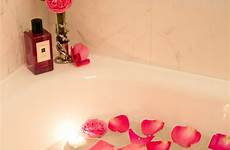 flowers bath rose petals flower tub water floral hacks spa choose board fresh pink harpersbazaar filled
