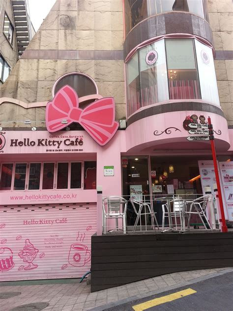 Stop by and say hello! Hello Kitty Cafe, Korea | Kitty cafe, Love cafe, Hello kitty