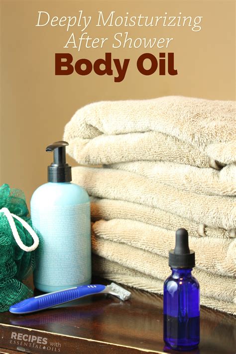 Take a bath using lukewarm (not hot) water for five to 10 minutes. Moisturizing After Shower Body Oil - Recipes with ...