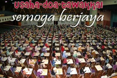 Ucapan untuk anak menghadapi peperiksaan. PERMASA: Selamat Menghadapi Peperiksaan