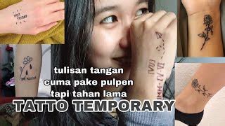 Jika kedua kebutuhan ini tidak terakomodir dengan baik, kemungkinan besar. Cara Membuat Tato Dari Pulpen Agar Tahan Lama - Vidio Cara ...
