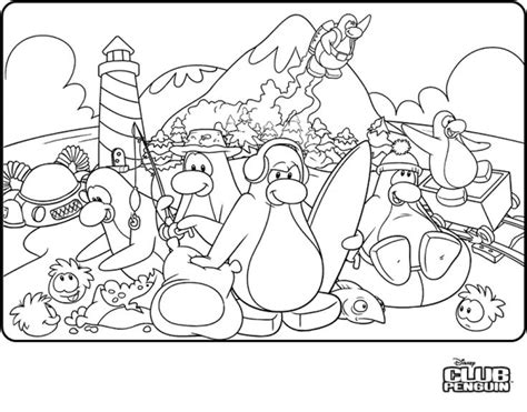 It was hidden at the night club, and all players could obtain it. Club+Penguin+Coloring+Pages+++64139 | Penguin coloring ...