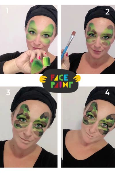 Body painting is a kind of new thing worthy of discussion and is applicable to outdoor military oil painting. Butterfly Camouflage Face Paint Design by Marina ...