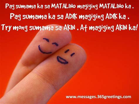I always recommend starting with something that reflects your personality and style as it's more natural and real. Pick Up Lines Tagalog | Tagalog quotes