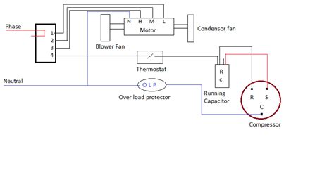 This is a simple wiring diagram of ceiling fan. Samsung Split Ac Outdoor Wiring Diagram