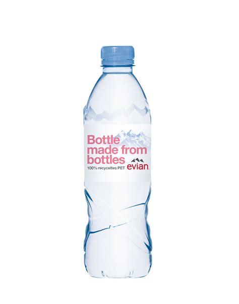 Als branding wird der gezielte, aktive aufbau einer marke bezeichnet. Bottles made from bottles - Evian