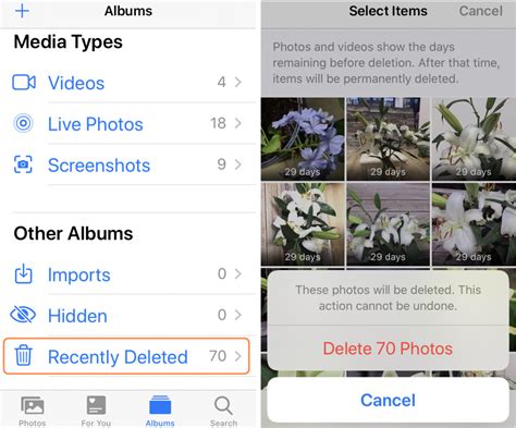 I delete a photo on my iphone it goes into the 'recently deleted' folder it is now in that folder on my ipad, mac, and iphone for the 30 day period. How to Delete All Photos from iPhone after Importing to ...