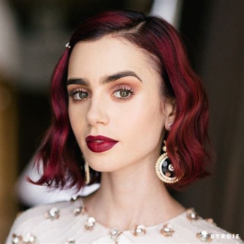 Lily collins hair woman crush belle photo hair goals hair inspiration your hair portrait photography short hair styles hair makeup. Exclusive: Lily Collins Shows Us How to Get Ultra-Pretty ...