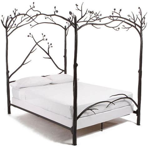 If you do not want to create a lighted forest canopy bed and would prefer a spring or summer look rather than something barren, buy gorgeous faux vines. Anthropologie Forest Canopy Bed ($5,598) liked on Polyvore ...