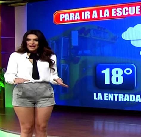 View allall photos tagged cameltoe. Weather girl Lluvia Carrillo reveals THIS wardrobe ...