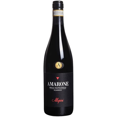 Red wine from amarone della valpolicella classico · italy. Applejack - Allegrini Amarone 750 ml