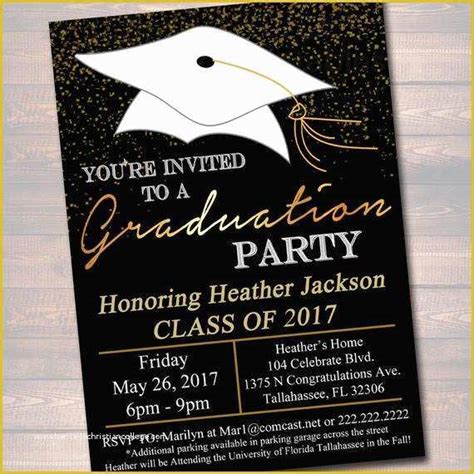 The ceremony is usually held at dinner because it is the time where everyone is free of work and other daily errands. Graduation Dinner Invitation Template Free Of Going Away ...