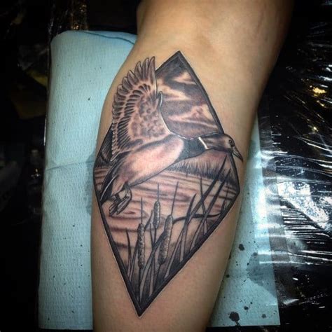 We help tattoo clients get flawless tattoos, healed in less time. 70 Duck Tattoos For Men - Masculine Waterfowl Ink Designs