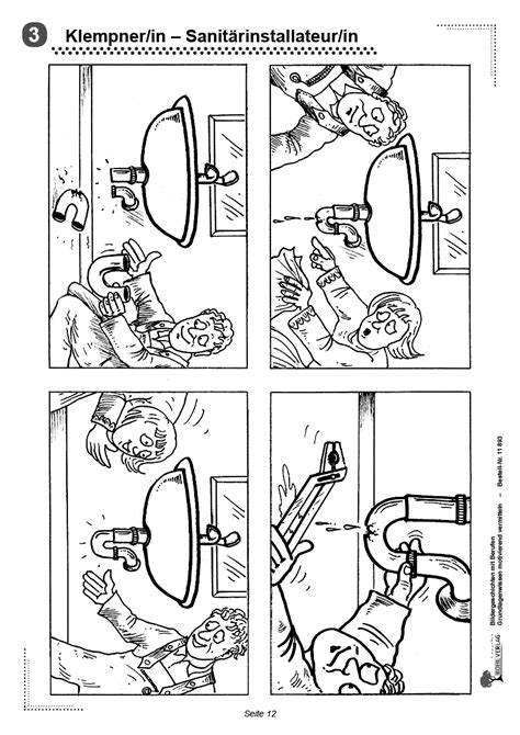 Klasse, mit denen die schülern üben können, komplexerer sätze zu bilden und satzteile zu sinnvollen sätzen. Bildergeschichten mit Berufen