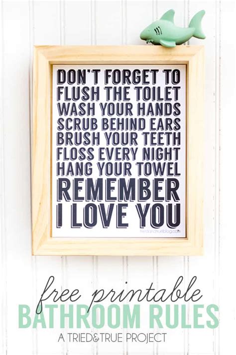 "Remember I Love You" Free Bathroom Art - Tried & True ... Home prints bathroom signs bathroom wall art bathroom wall decor art prints uk beedigitalartprints.