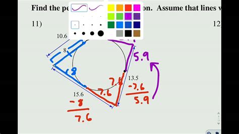 How to find the perimeter of a circle. Circles 2B perimeter of circumscribed polygons - YouTube