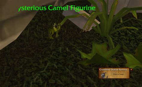 Lokks great standing still ugliest running mount in the game. My first Mysterious Camel Figurine