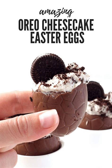 These fudge filled easter eggs look gourmet but they are actually super easy and super fast! Oreo Cookies And Cream Filled Easter Eggs | Recipe ...