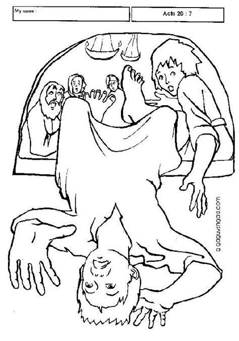 In case you don\'t find what you are. Acts 20 | Sunday school coloring pages, Bible coloring ...