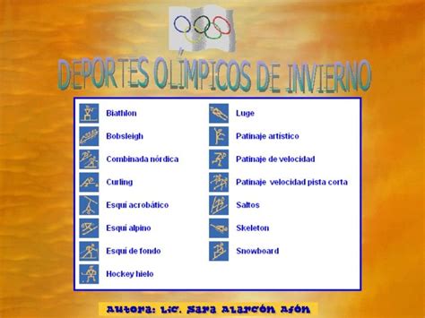 The number and types of events may change slightly from one olympiad to ano. Deportes Olimpicos | Deportes olimpicos, Deportes, Juegos ...