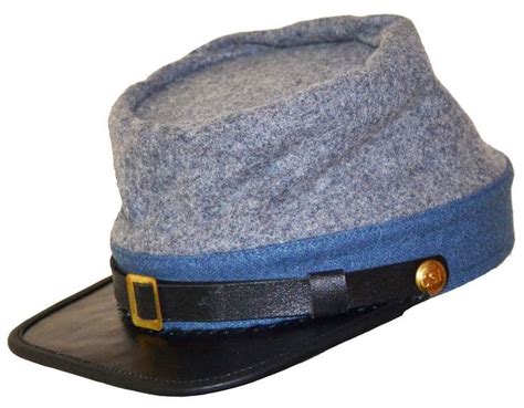 This project is meant to honor men from both the north and the south — now. Confederate Grey Infantry Kepi With Blue Trim