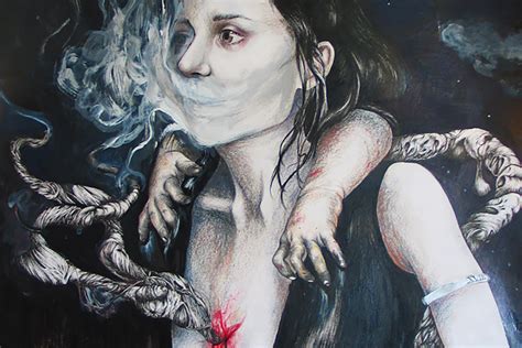 Detailed drawings with a sensual, morbid touch by Sam (Ectoplasm) - Bleaq