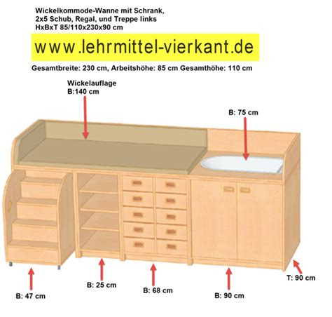 Wickelkommode grau wickelauflage mit badewanne wickeltisch babyzimmer kombi. Wickelkommode für Kindergarten, Wickeltische, Wickeltisch ...