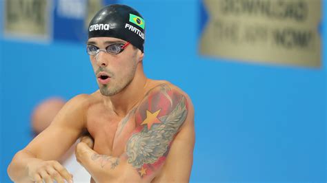 Bruno fratus fala com a imprensa após o índice nos 50m livre. Bruno Fratus representa o Brasil no Mare Nostrum - Swim ...