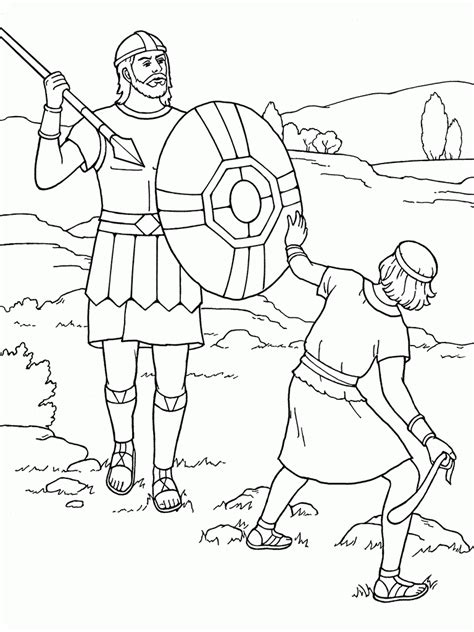 Toddler david and goliath coloring page. Free Printable Coloring Pages David And Goliath - Coloring ...