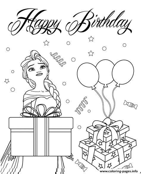 Download Pin by García With an Accent on Marta DIY in 2020 | Happy birthday coloring pages, Birthday ...