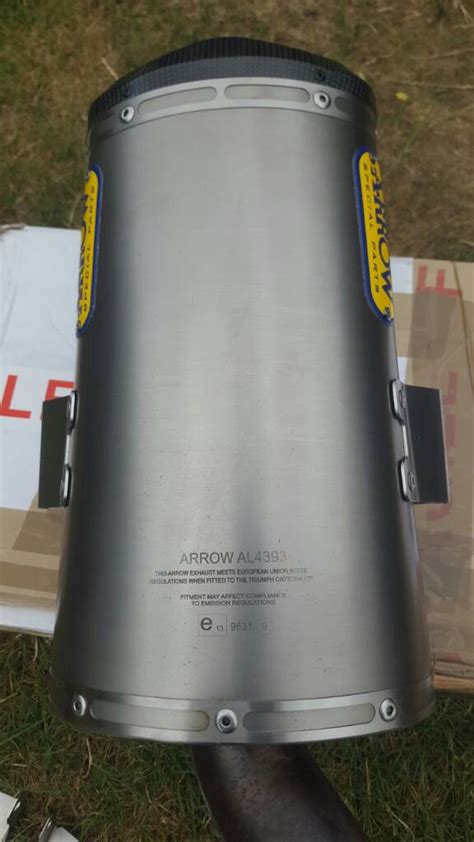 Great savings free delivery / collection on many items. Arrow exhaust + baffle daytona | 675.cc • Triumph 675 Forum