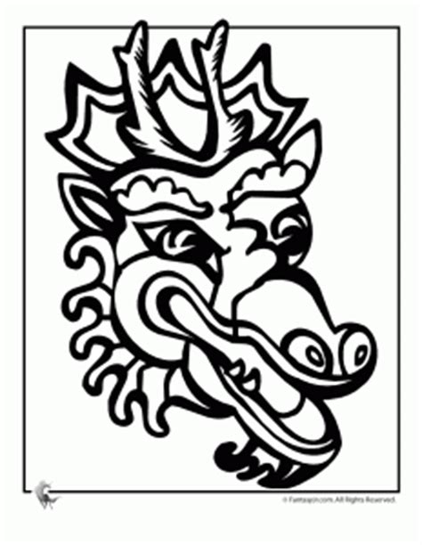 Download transparent chinese dragon png for free on pngkey.com. Chinese New Year Printables: Masks, Dragons and Coloring ...