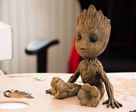 23 statuettes bouddhas star wars, marvel dc comics et gaming : Baby Groot aus dem 3D Drucker Guardians Of The Galaxy 2 ...