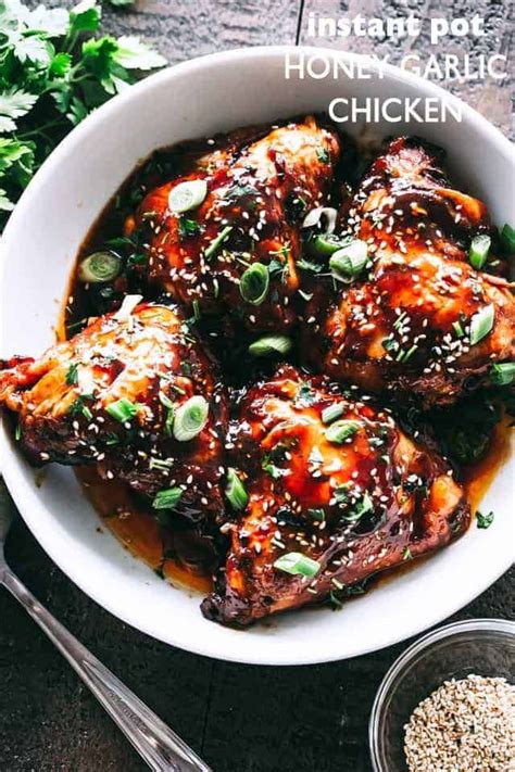 I love my instant pot chicken breasts. Instant Pot Honey Garlic Chicken Thighs Recipe | Chicken Dinner Idea | Healthy instant pot ...