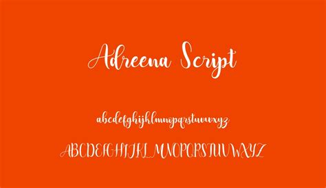 We provide you one of the best stylish hand written script. Adreena Script font - Adreena Script font download