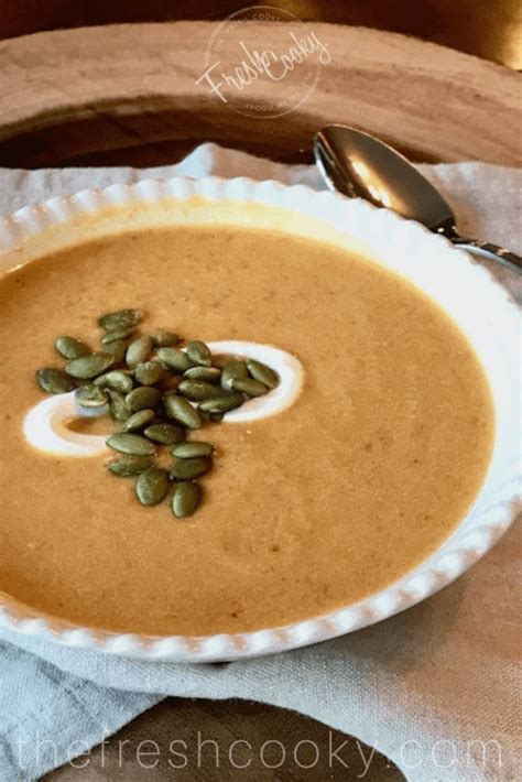 To finish your soup, soup through a large sieve, into a liquid measuring cup, pressing on the solids to extract as much broth as possible. Creamy Pumpkin Curry Soup | Recipe | Pumpkin curry soup, Pumpkin curry, Food recipes