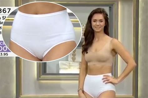 Camel toes are the best way to get attention on social media. Underwear TV model has VERY unfortunate wardrobe ...