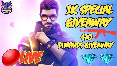 Now visit free fire rewards redemption site. Free Fire Giveaway Live || 15 Subscribers = 50 Dimands ...