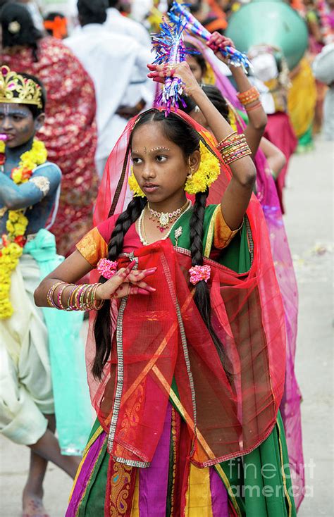 Download vtv gujarati news app at goo.gl/2lynzd vtv. Indian Girl Dancing in a Festival Parade Photograph by Tim Gainey