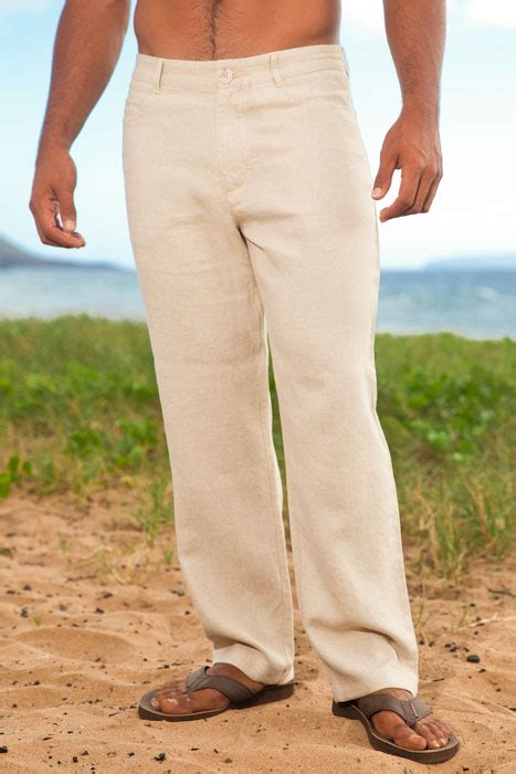 Get the best deals on mens hem pants and save up to 70% off at poshmark now! Men's Natural Linen Yacht Pants - Regular Fit - Island ...