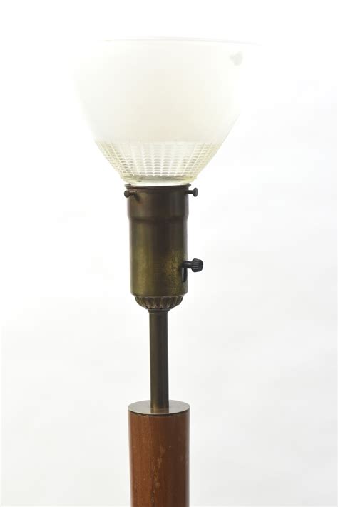 Truly unique and outstanding except shades, given as an example. Mid Century Wooden Floor Lamp - Appleton Antique Lighting