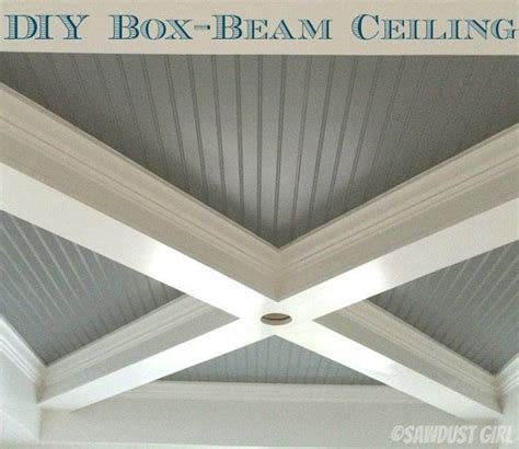 Comfortable, contemporary and economical lighting. How to Build a Box Beam Ceiling | Dining room ceiling ...