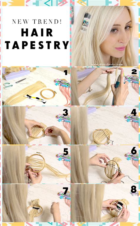I have made a blog post for all the hair embroidery methods with step by step pictures and written instructions. Hair Tapestry Tutorial / Hair Extensions Blog | Hair ...