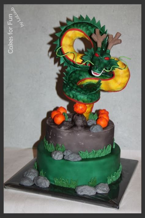 The official home for dragon ball z! Shenron - DragonBall Z cake | Anniversaire garcon ...